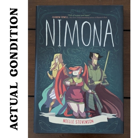 Nimona Graphic Novel Hardcover Book National Book Award Finalist ND Stevenson - Picture 2 of 3